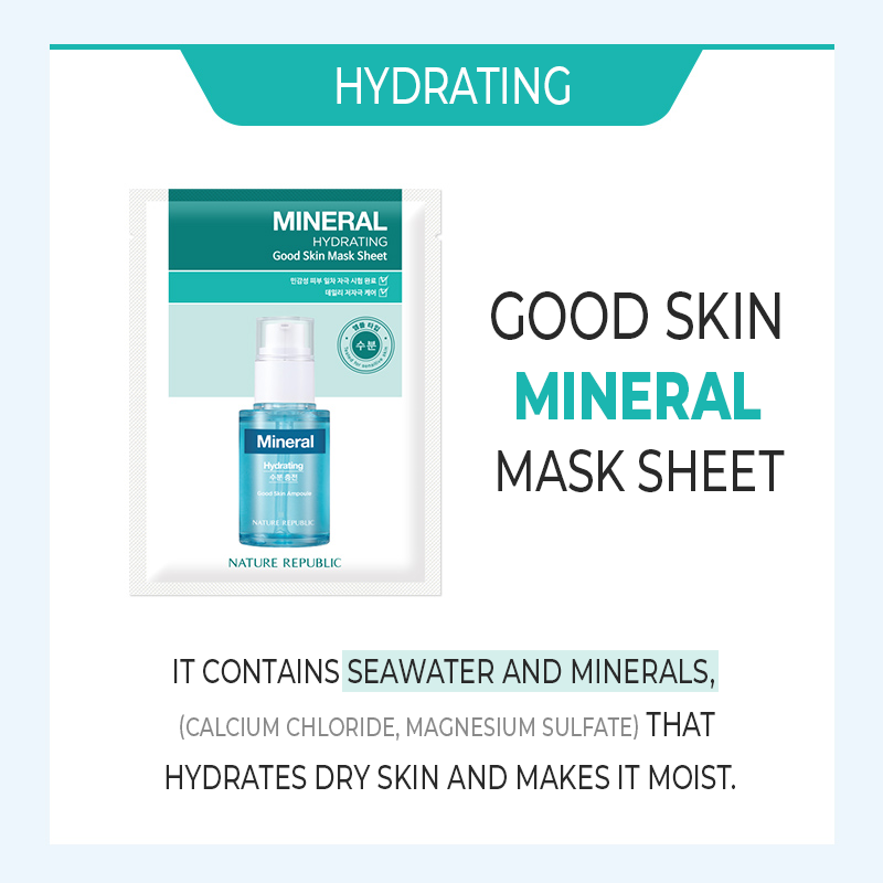 [Hydrating] Good Skin Mask Sheet - Mineral