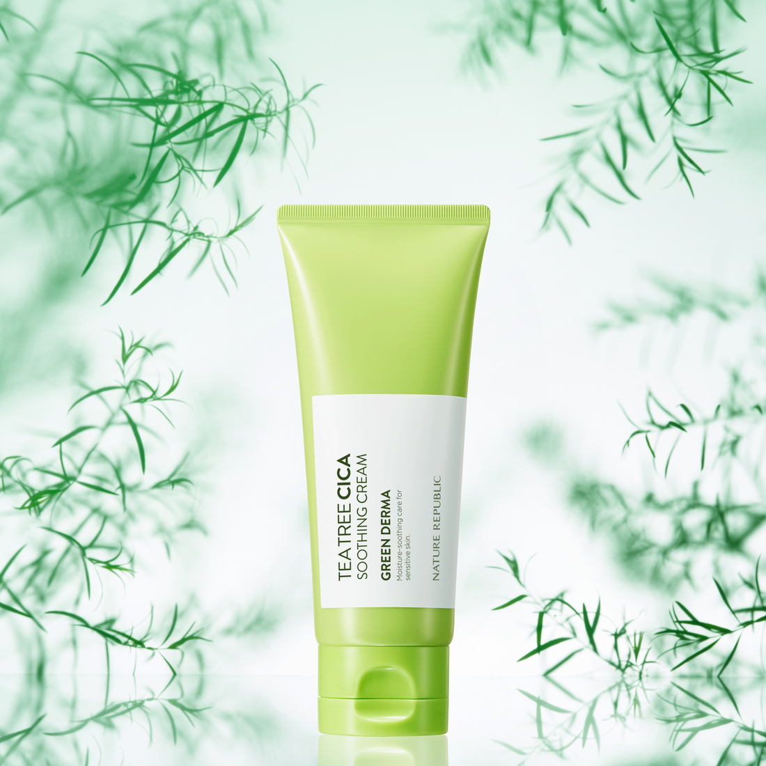 [BHA/PHA] Green Derma Tea Tree Cica Total Set - Foam Cleanser, Big Toner 500ml, Clear Emulsion & Soothing Cream