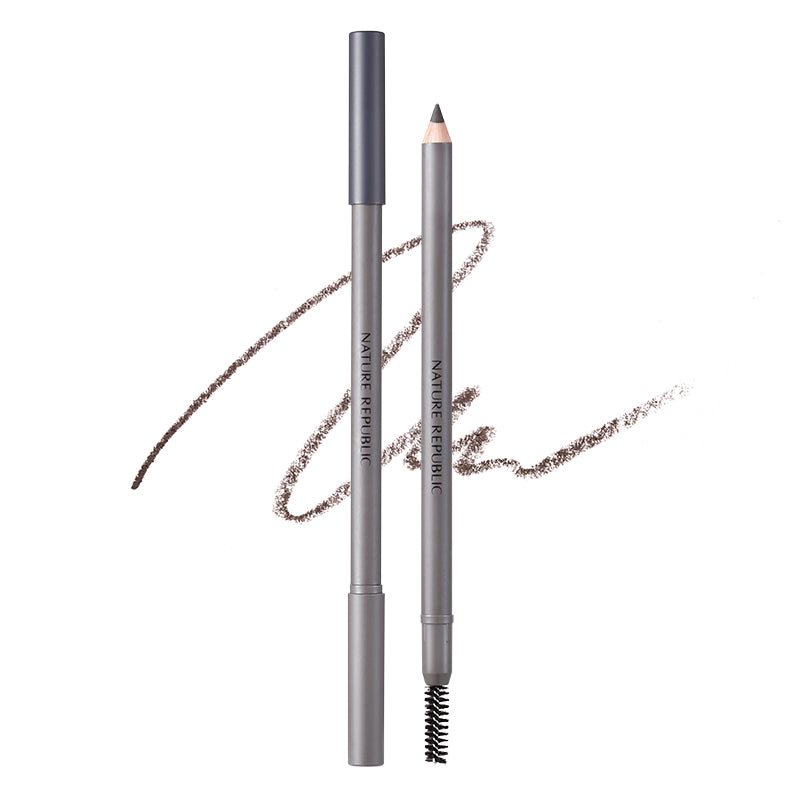 Botanical Wood Eyebrow 01 Deep Gray