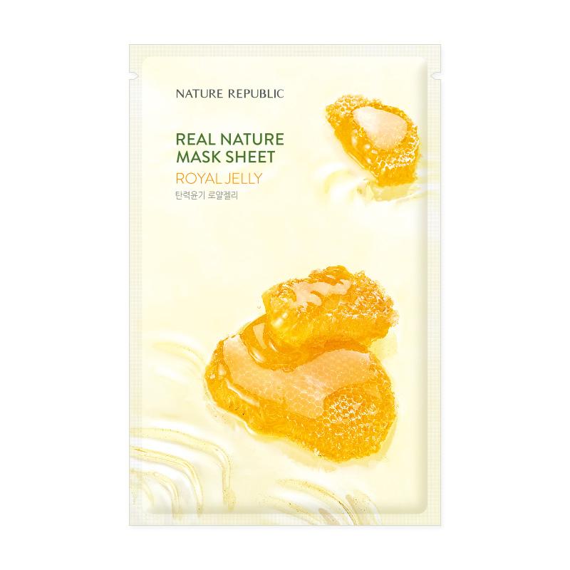 [10+10] Real Nature Anti-Aging Mask Sheet Set (Acai Berry 10 + Royal Jelly 10)