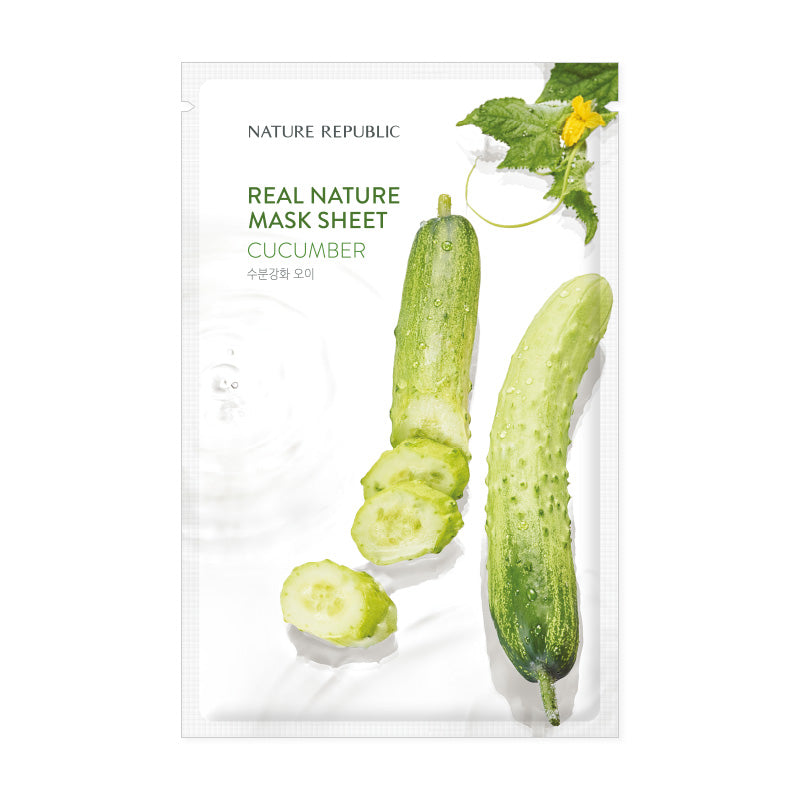 REAL NATURE CUCUMBER MASK SHEET - NatureRepublic USA