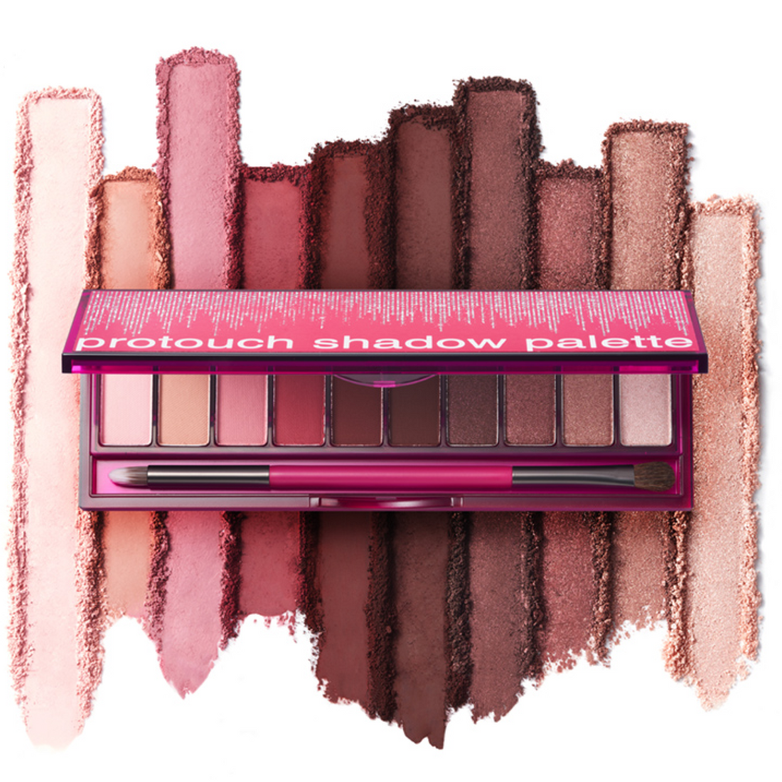 Protouch Shadow Palette 02 Fever Rosy (CHOOSE By Flower Auto Eyebrow 4 Options)