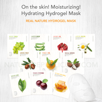 [15x] Hydrogel Brightening - Glossy - Soothing Mask Sheet Set (Manuka Honey 5 + Kakadu Plum 5 + Aloe 5)