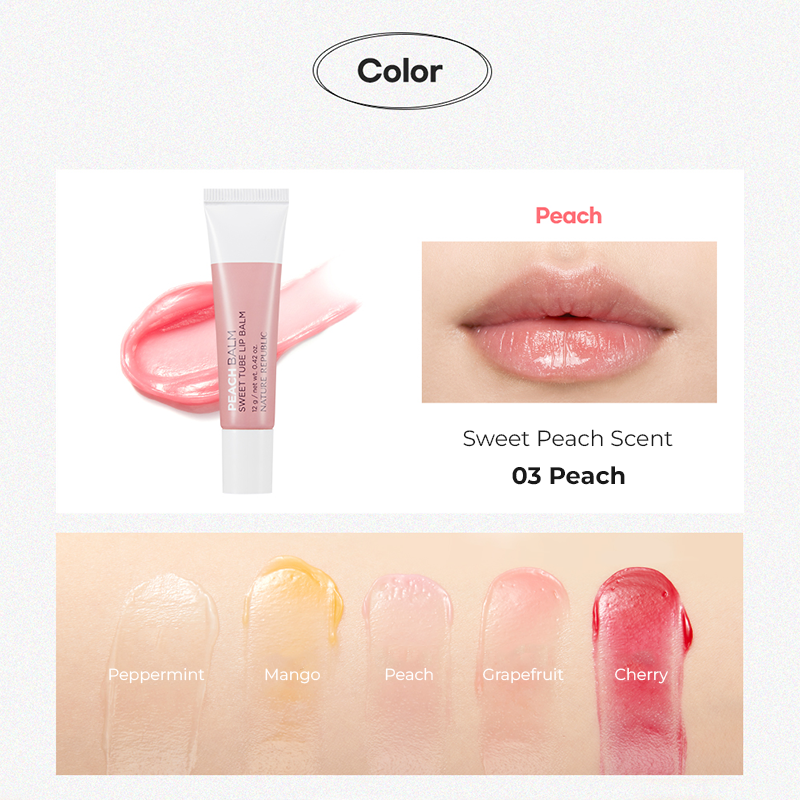 Sweet Tube Lip Balm 03 Peach