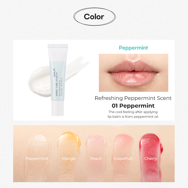 Sweet Tube Lip Balm 01 Peppermint