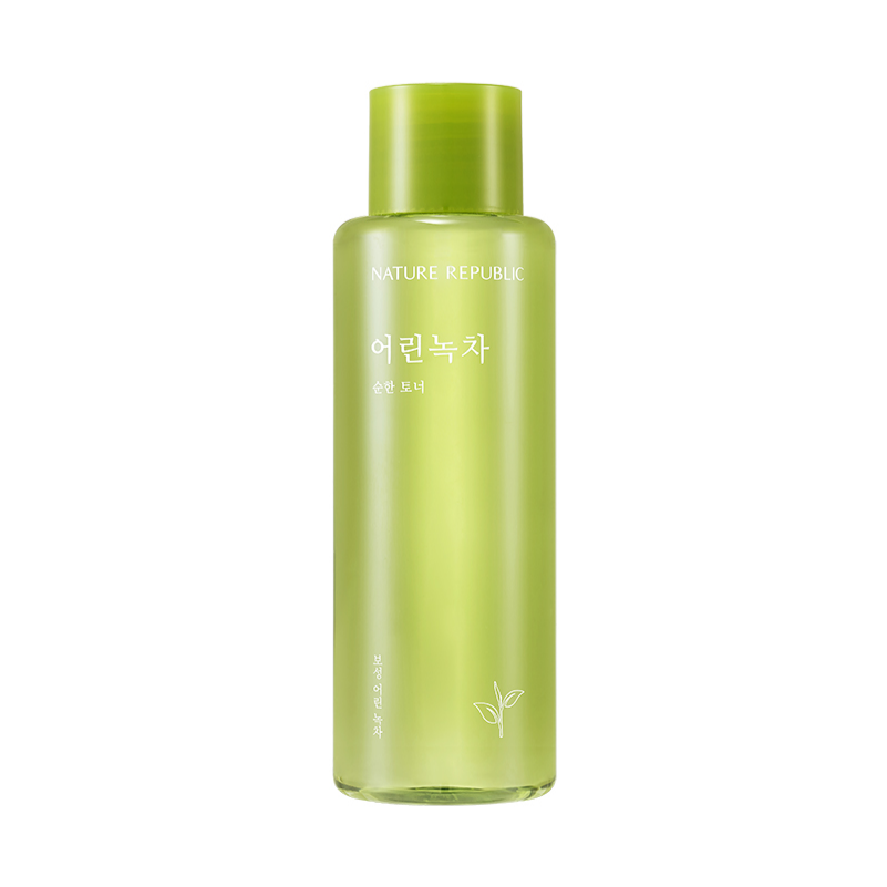 Moist Full with Gentle Green Tea - Mild Green Tea Skin Care Set (Toner, Emulsion & Cream)