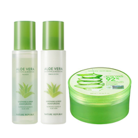 Soothing & Moisture Aloe Vera Skin Care Set (Toner, Emulsion & Aloe Vera 92% Soothing Gel)