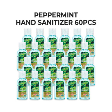 Hand & Nature Sanitizer Gel Peppermint Bottle Set