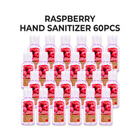 [HOLIDAY SAFETY] Hand & Nature hand Sanitizer Gel Raspberry Bottle 60PCS Set