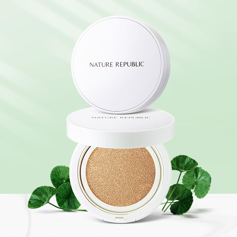 Face Makeup Duo (Green Derma Mild Cica Serum Cover Cushion SPF50+ PA++++ & Provence Fixer Pact