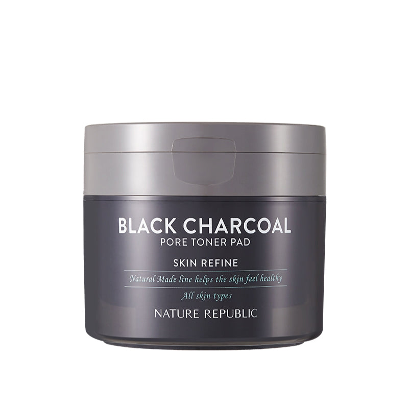 [Pore Care] Natural Made Black Charcoal Pore Toner Pad