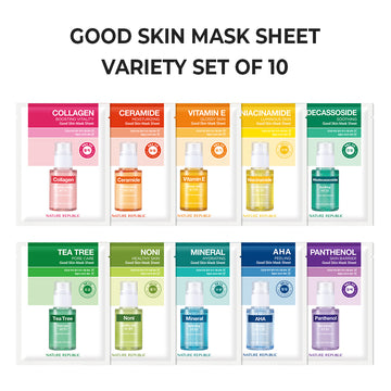 [10x] Good Skin Mask Sheet Set