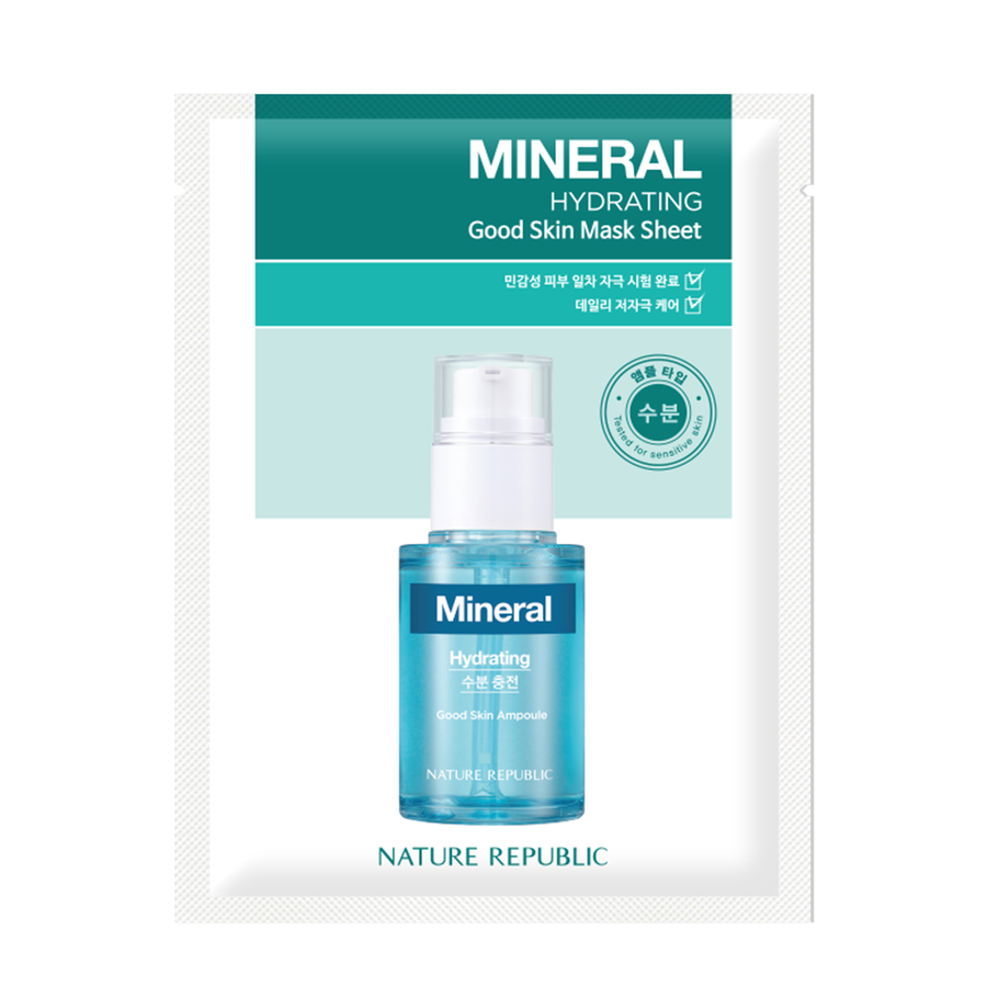 [10+10] Good Skin Dehydrated Mask Sheets (Mineral 10 + Noni 10) w/ FREE Org. Aloe Vera Gel