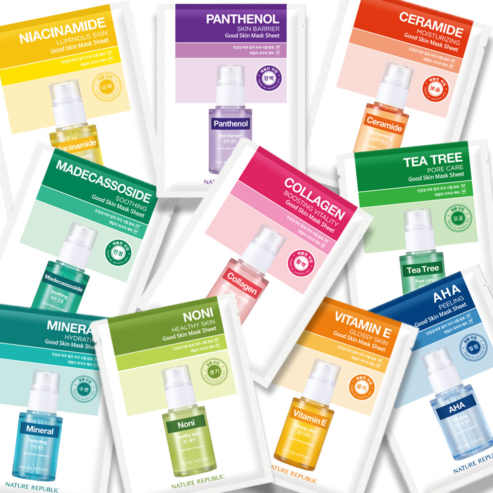 [10x] Good Skin Mask Sheet Set