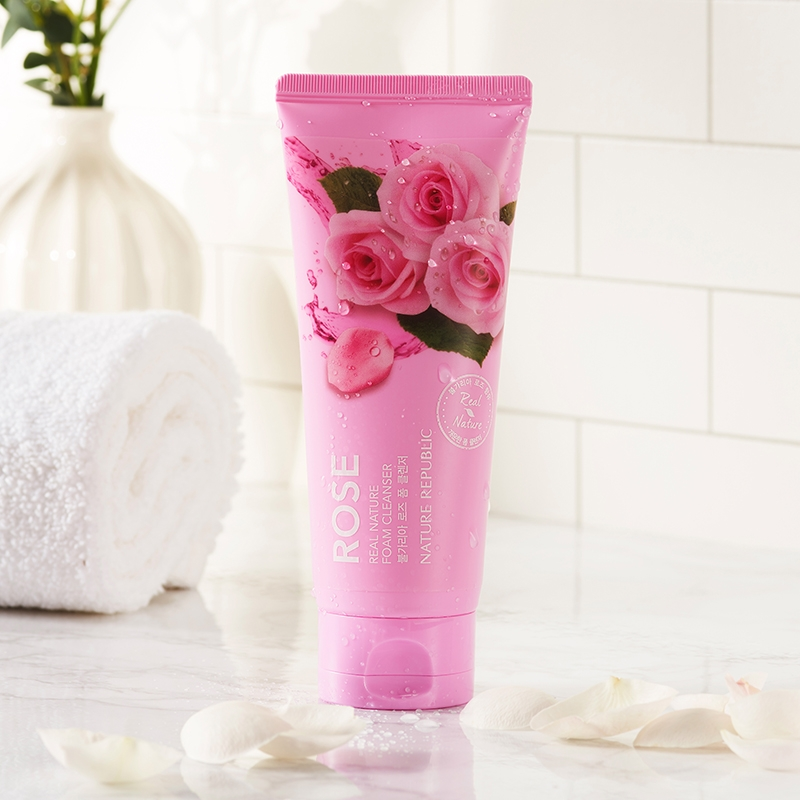 Real Nature Rose Foam Cleanser