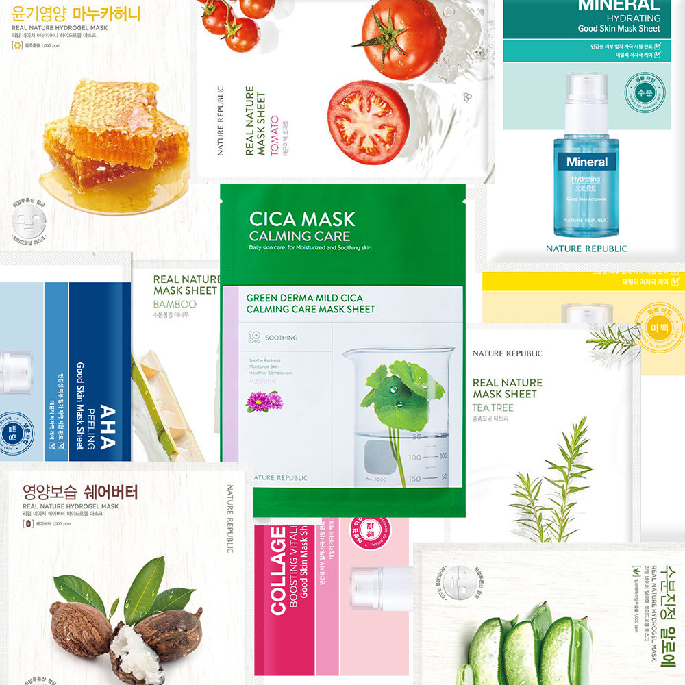 [NCT 127'S PICK] NATURE REPUBLIC 31 MASK SHEET SET