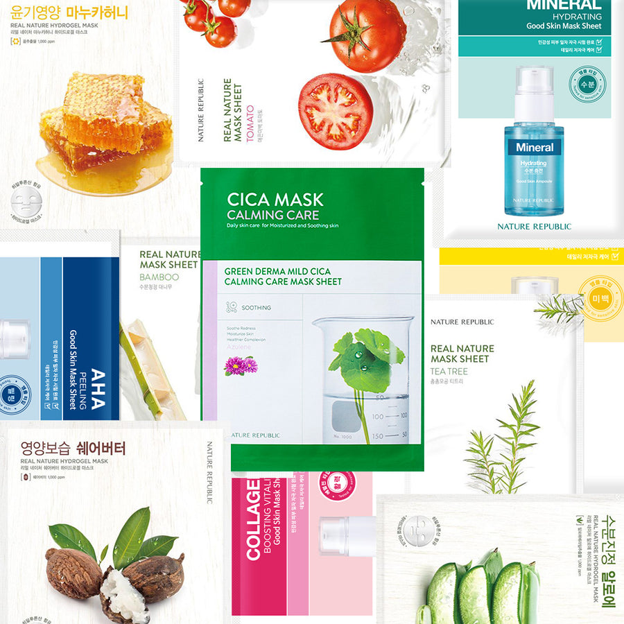 [NCT 127'S PICK] NATURE REPUBLIC 31 MASK SHEET SET