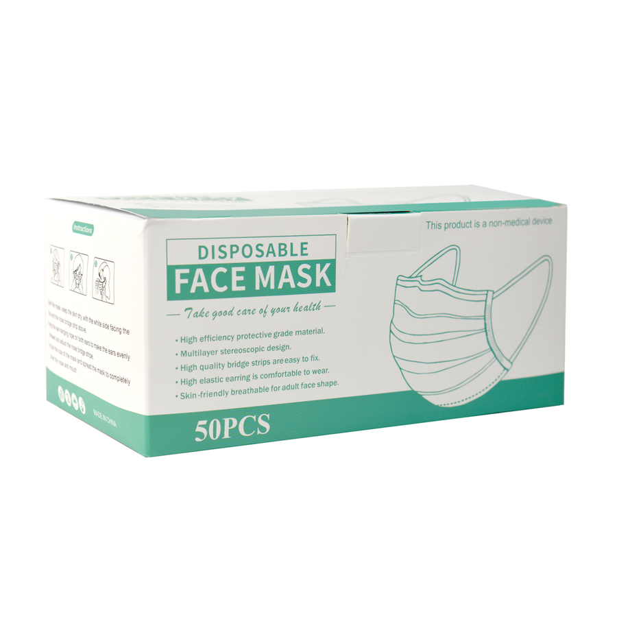 [2x] Disposable Face Mask (50pcs)