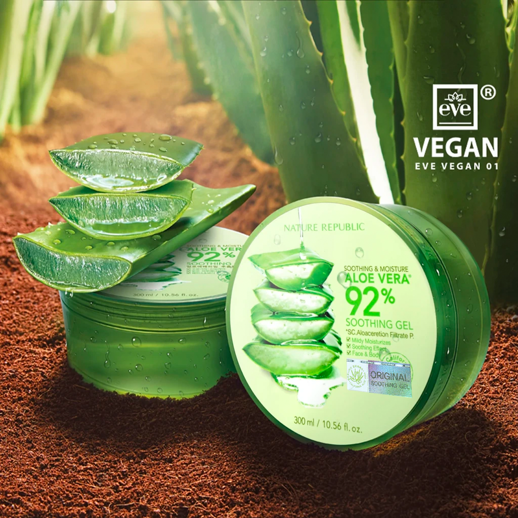 [VEGAN BEAUTY] Soothing & Moisture Aloe Vera 92% Soothing Gel