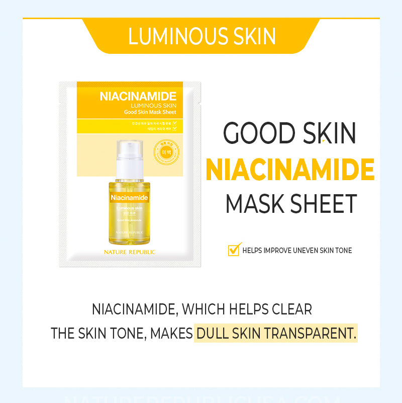 [Luminous Skin] Good Skin Mask Sheet - Niacinamide