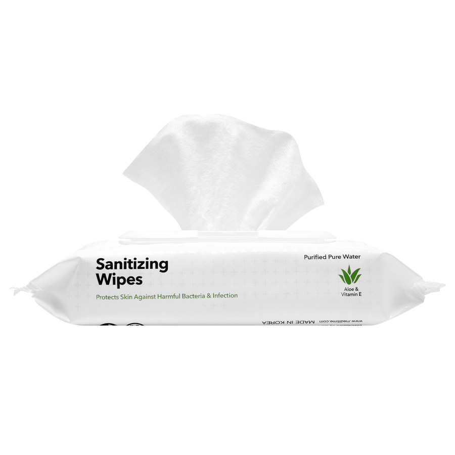 Aloe Antiseptic Sanitizing Wipes - 70 Sheets