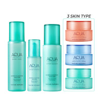 Super Aqua Max 4pcs Set - Toner, Essence, Emulsion & choose your Watery Cream