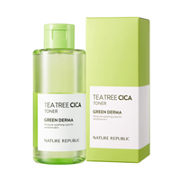 [2x] [PHA] Green Derma Tea Tree Cica Toner 150ml (w/ FREE Natural Mild Cotton Wipe 80 pcs)