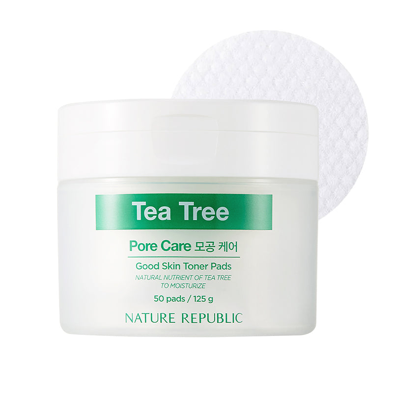 [Pore Care] Pore Minimizer Set (Natural Made Black Charcoal Pore Toner Pad, Good Skin Tea Tree Ampoule Toner Pad & Madecassoside Ampoule)