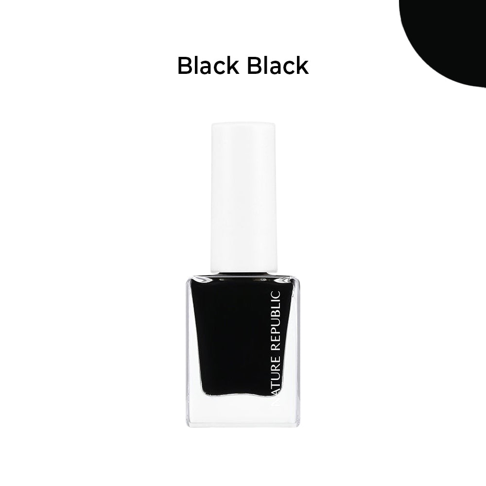 Color & Nature Nail Black & Red Edition (w/ Green Tea Nail Remover & FREE Nail Gradient Sponge Set)