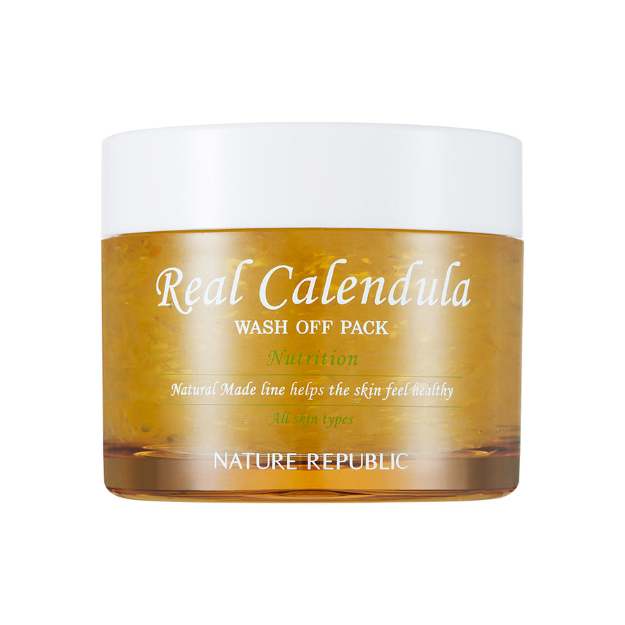 Calendula Relief 5pcs Total Care Set (Cleansing Oil, Wash Off Pack, Toner, Emulsion & Cream)